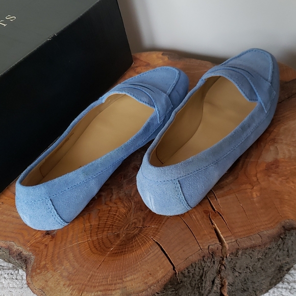 Talbots Becca Flats Windsor Blue 8 GREAT CONDITION - Picture 7 of 8